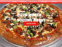 Tablet Screenshot of pizzabuzz.com